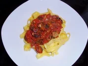 Pasta: Fettucine al puttanesca - Rezept