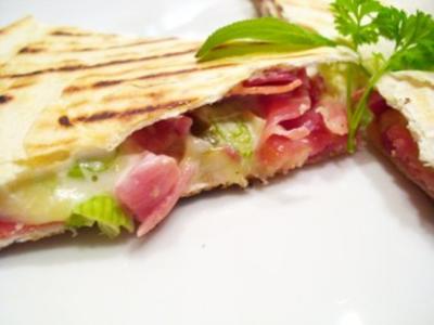 Rezept: Snack: Quesadilla con serrano Snack: Quesadilla con serrano - Rezept