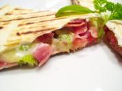 Snack: Quesadilla con serrano - Rezept