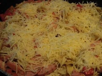 Rezept: Schnelle Nudelpfanne mit Tomaten, Kräutern und Käse Bild Nr. 6 Schnelle Nudelpfanne mit Tomaten, Kräutern und Käse - Rezept - Bild Nr. 6