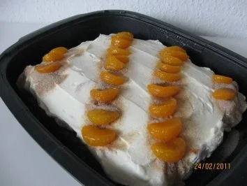 Zimt - Mandarinenschnitten - Rezept