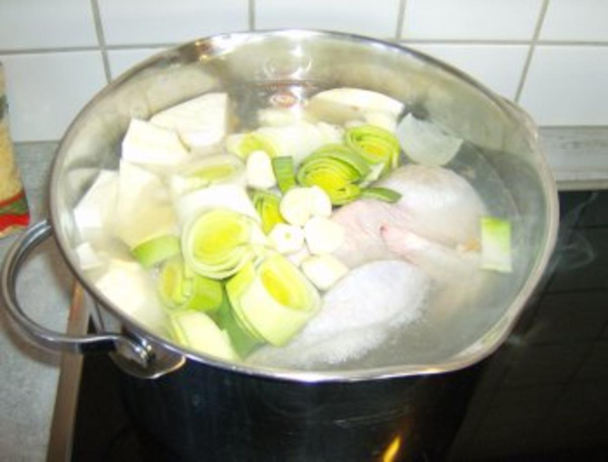 Hühnernudelsuppe mit Gemüse - Rezept - Bild Nr. 4