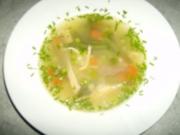 Hühnernudelsuppe mit Gemüse - Rezept