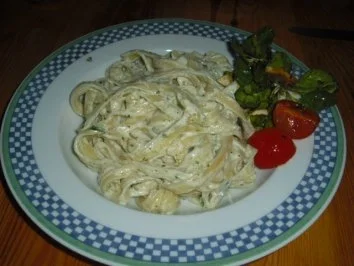 3-Käse-Spaghetti - Rezept