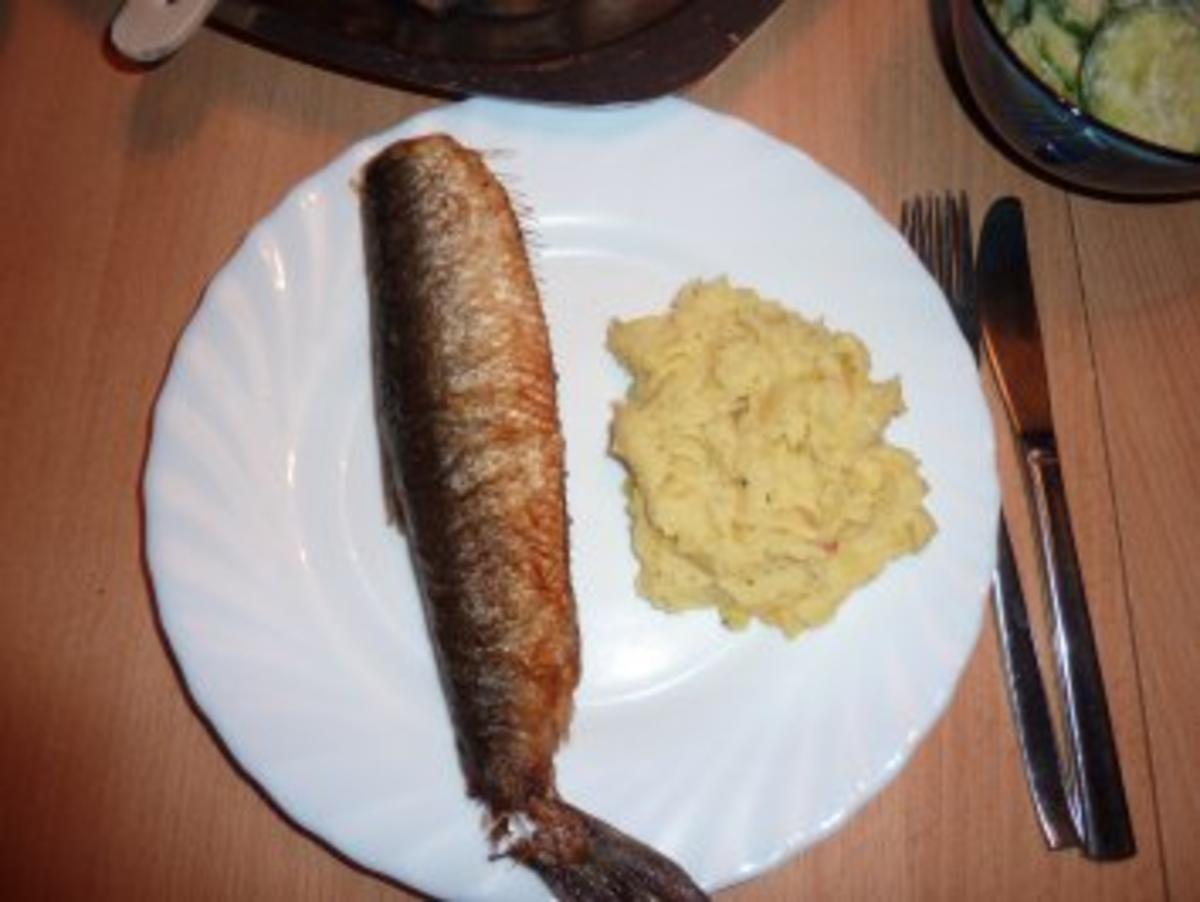 Bilder für Fisch: Hering gebraten und eingelegt - Rezept