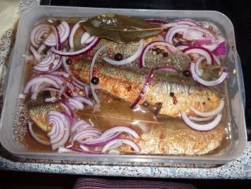 Fisch: Hering gebraten und eingelegt - Rezept - Bild Nr. 7
