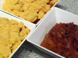 Rezept: Fruchtiges Ragout unter der Polentahaube Bild Nr. 4 Fruchtiges Ragout unter der Polentahaube - Rezept - Bild Nr. 4