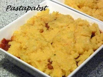 Rezept: Fruchtiges Ragout unter der Polentahaube Bild Nr. 3 Fruchtiges Ragout unter der Polentahaube - Rezept - Bild Nr. 3