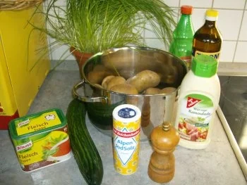 Kartoffel Gurken Salat - Rezept - Bild Nr. 2