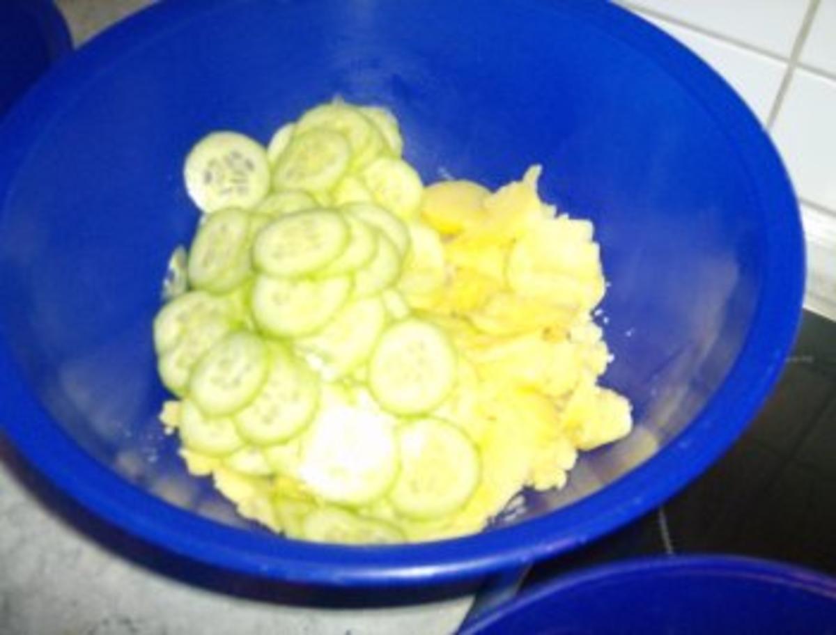 Kartoffel Gurken Salat - Rezept - Bild Nr. 5