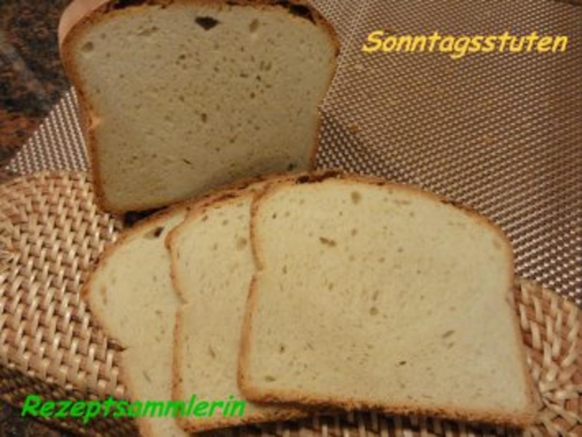 Brot:  SONNTAGSSTUTEN ...  mal nicht süß - Rezept