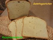 Brot:  SONNTAGSSTUTEN ...  mal nicht süß - Rezept