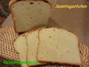 Brot:  SONNTAGSSTUTEN ...  mal nicht süß - Rezept