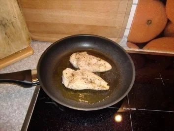 Hähnchenbrust auf Sahne Bandnudeln - Rezept - Bild Nr. 4