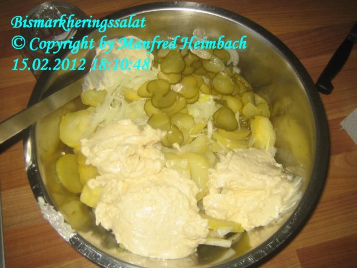Salat – Manfred’s Bismarkheringsalat - Rezept - Bild Nr. 4