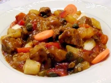 Rezept: feuriger Gulasch-Kessel feuriger Gulasch-Kessel - Rezept