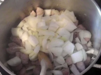 Rezept: feuriger Gulasch-Kessel Bild Nr. 5 feuriger Gulasch-Kessel - Rezept - Bild Nr. 5