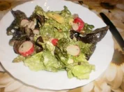 Avocadosalat mit Blattsalat - Rezept