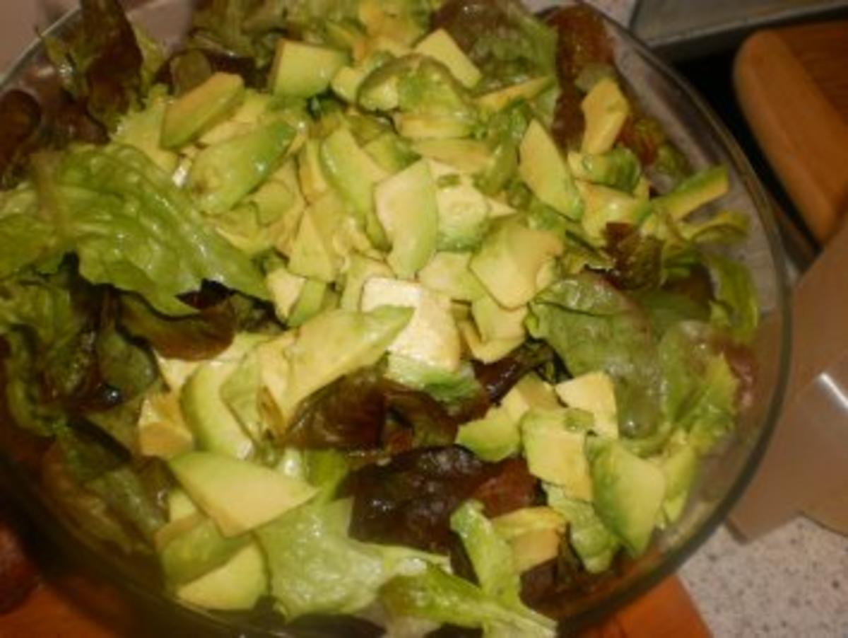 Avocadosalat mit Blattsalat - Rezept - Bild Nr. 7