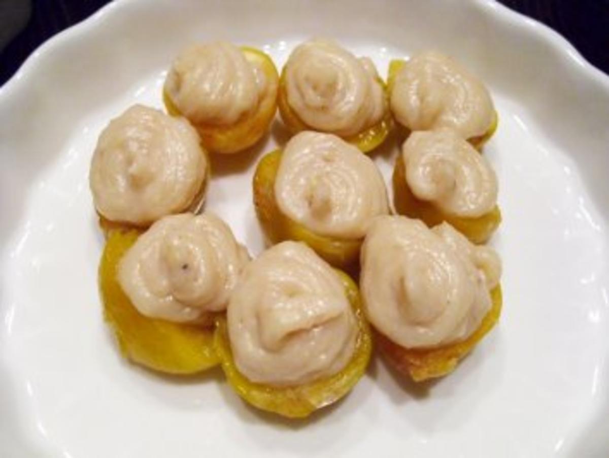 Desserts: Feigen mit Honig-Walnuß-Marzipan-Haube - Rezept - Bild Nr. 7