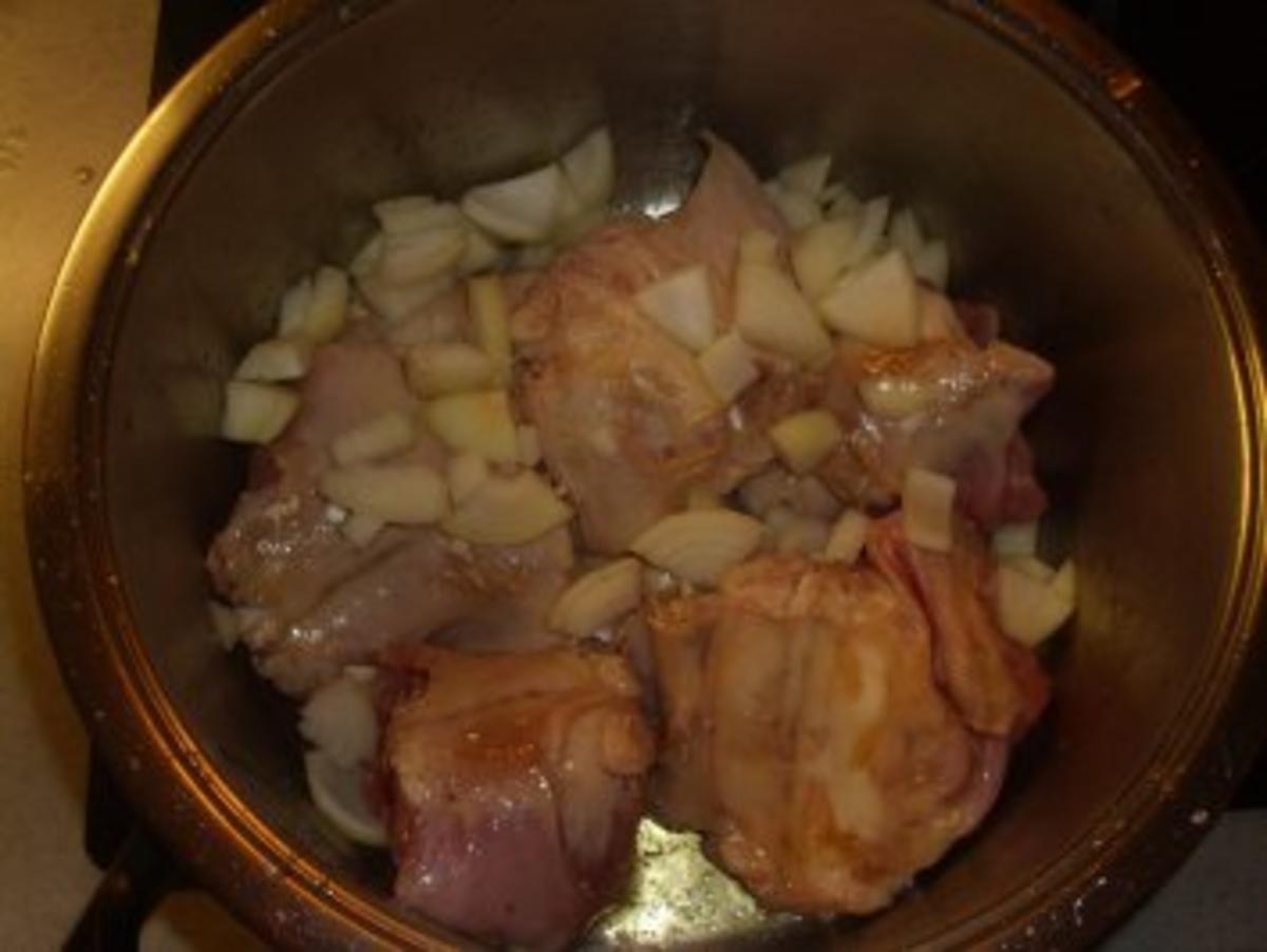 Fleischgerichte: Kaninchen in Olivensosse - Rezept - Bild Nr. 4