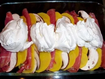 Beilage: Kartoffel-Pilz-Gratin mit Schinken - Rezept - Bild Nr. 4