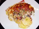 Beilage: Kartoffel-Pilz-Gratin mit Schinken - Rezept