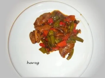 Rezept: Asia-Pfanne mit Entenbruststreifen Bild Nr. 7 Asia-Pfanne mit Entenbruststreifen - Rezept - Bild Nr. 7