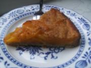 Pfirsich -  Torte    ((warm ein Genuß,))    aber auch kalt sehr lecker - Rezept