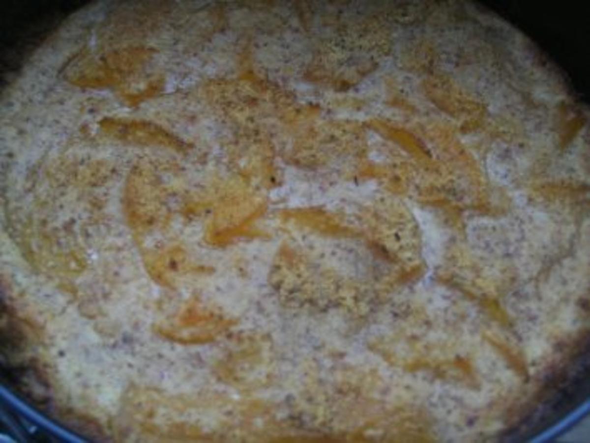 Pfirsich -  Torte    ((warm ein Genuß,))    aber auch kalt sehr lecker - Rezept - Bild Nr. 10