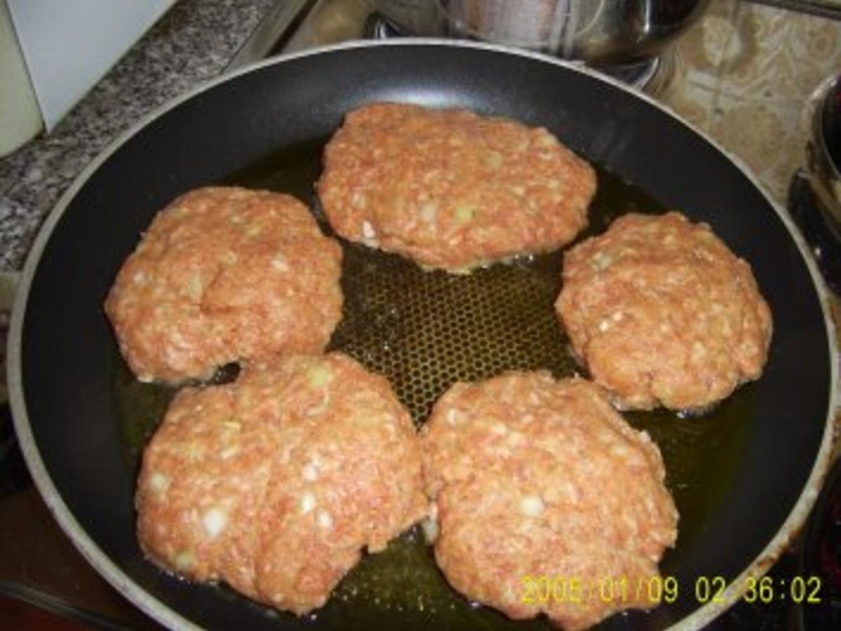 Hacksteak in einer Pilz Sahne Soße - einfach - 63 kcal/100g