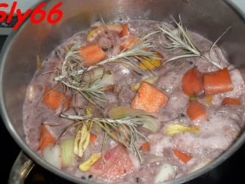 Fleischgerichte:Kaninchen in Rotweinsoße - Rezept - Bild Nr. 5