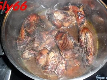 Fleischgerichte:Kaninchen in Rotweinsoße - Rezept - Bild Nr. 9