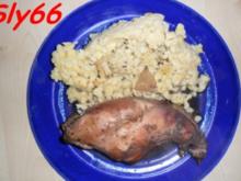 Fleischgerichte:Kaninchen in Rotweinsoße - Rezept