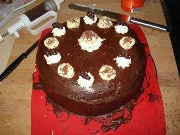 Rezept: Bananen-Schokoladen-Torte Bananen-Schokoladen-Torte - Rezept