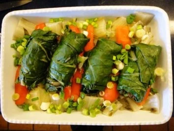 Rezept: Mangold-Gratin mit Rotwein-Hackfleisch Bild Nr. 4 Mangold-Gratin mit Rotwein-Hackfleisch - Rezept - Bild Nr. 4