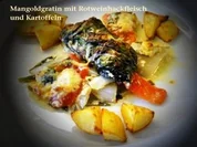 Mangold-Gratin mit Rotwein-Hackfleisch - Rezept