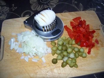 Hackbraten mit Kartoffelsalat - Rezept - Bild Nr. 4