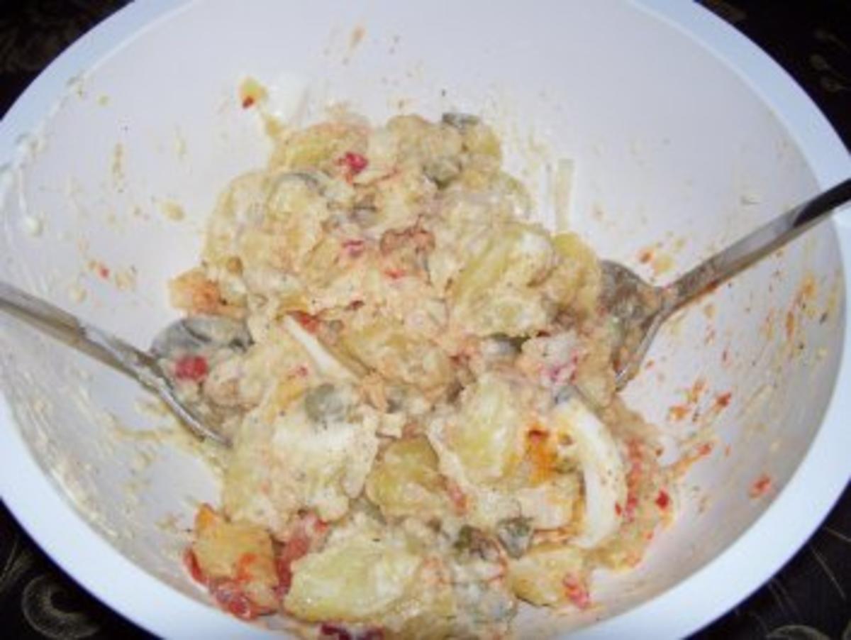 Hackbraten mit Kartoffelsalat - Rezept - Bild Nr. 6