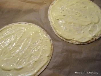 Rezept: Flammkuchen auf dem Wrap Bild Nr. 5 Flammkuchen auf dem Wrap - Rezept - Bild Nr. 5