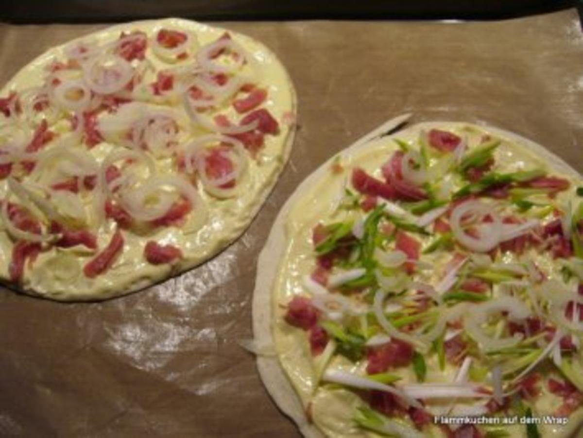 Flammkuchen auf dem Wrap - Rezept - Bild Nr. 7