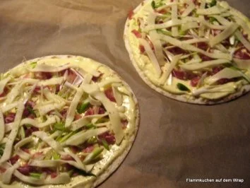 Rezept: Flammkuchen auf dem Wrap Bild Nr. 8 Flammkuchen auf dem Wrap - Rezept - Bild Nr. 8