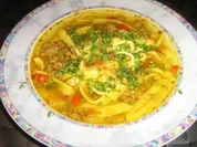 scharfes Flädlesüpple - Rezept