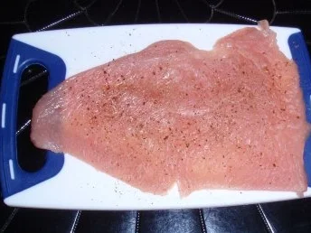 Putenroulade mit Paprikagemüse und Nudeln - Rezept - Bild Nr. 3