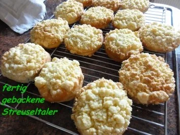Rezept: Hefe: STREUSELTALER mit Puddingfüllung Bild Nr. 7 Hefe: STREUSELTALER mit Puddingfüllung - Rezept - Bild Nr. 7