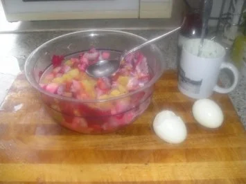 Rezept: Heringssalat Bild Nr. 3 Heringssalat - Rezept - Bild Nr. 3