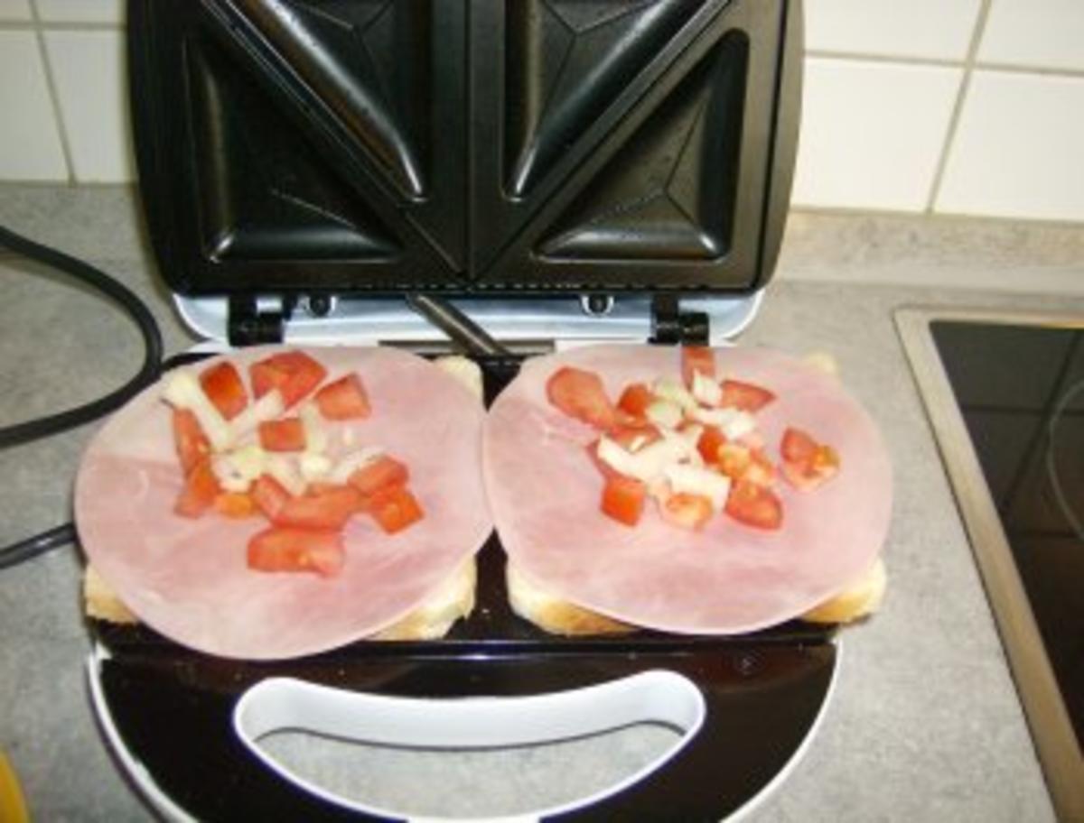 Schinken Käse Sandwich Toast - Rezept - Bild Nr. 5