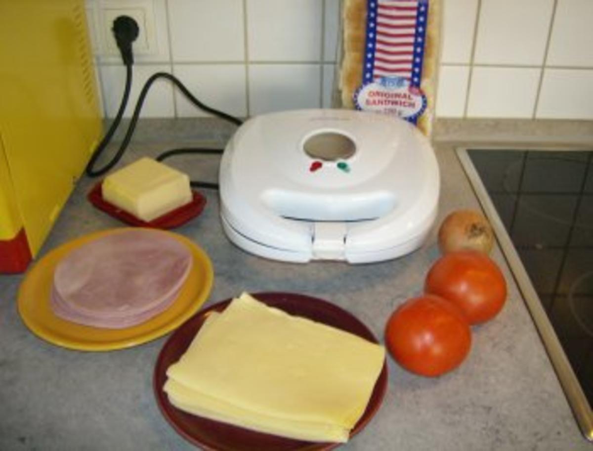 Schinken Käse Sandwich Toast - Rezept - Bild Nr. 2