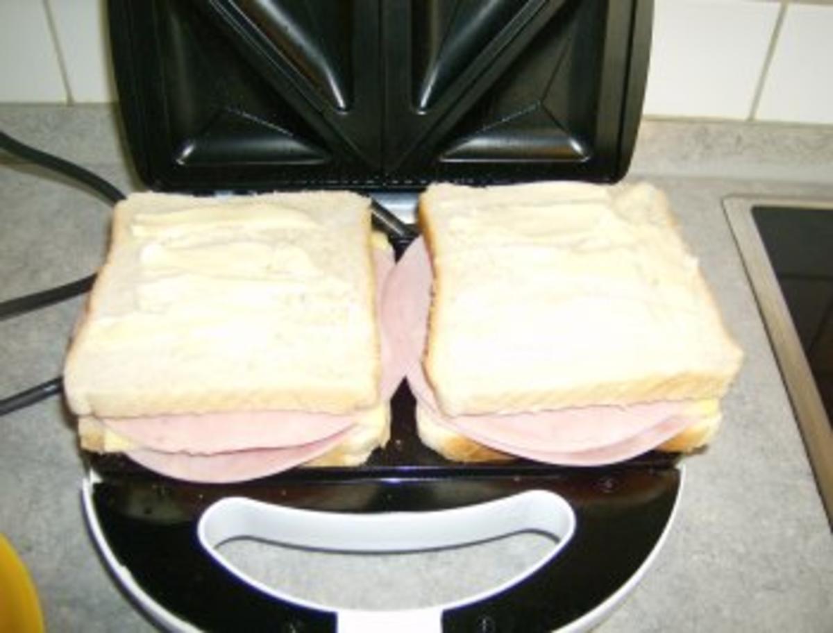 Schinken Käse Sandwich Toast - Rezept - Bild Nr. 6
