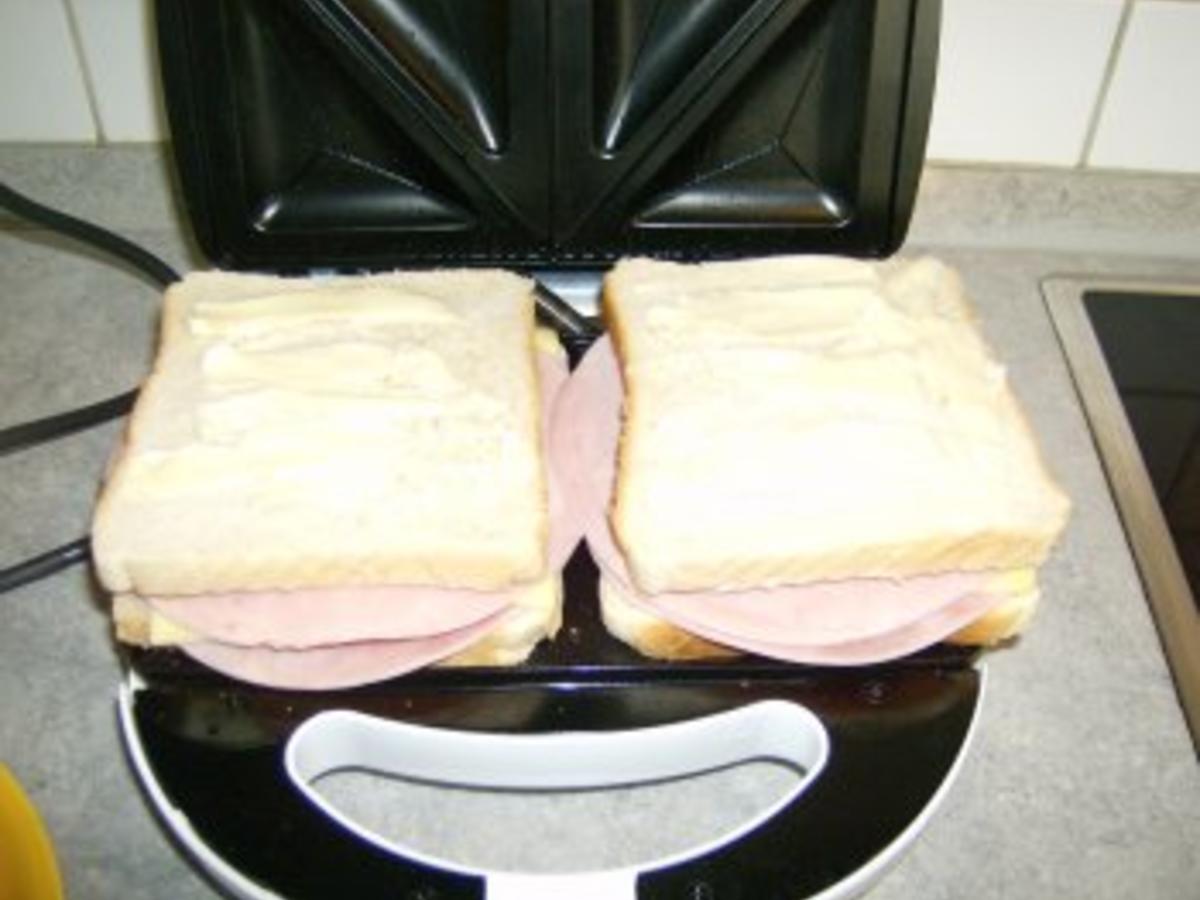 Schinken Käse Sandwich Toast - Rezept mit Bild - kochbar.de